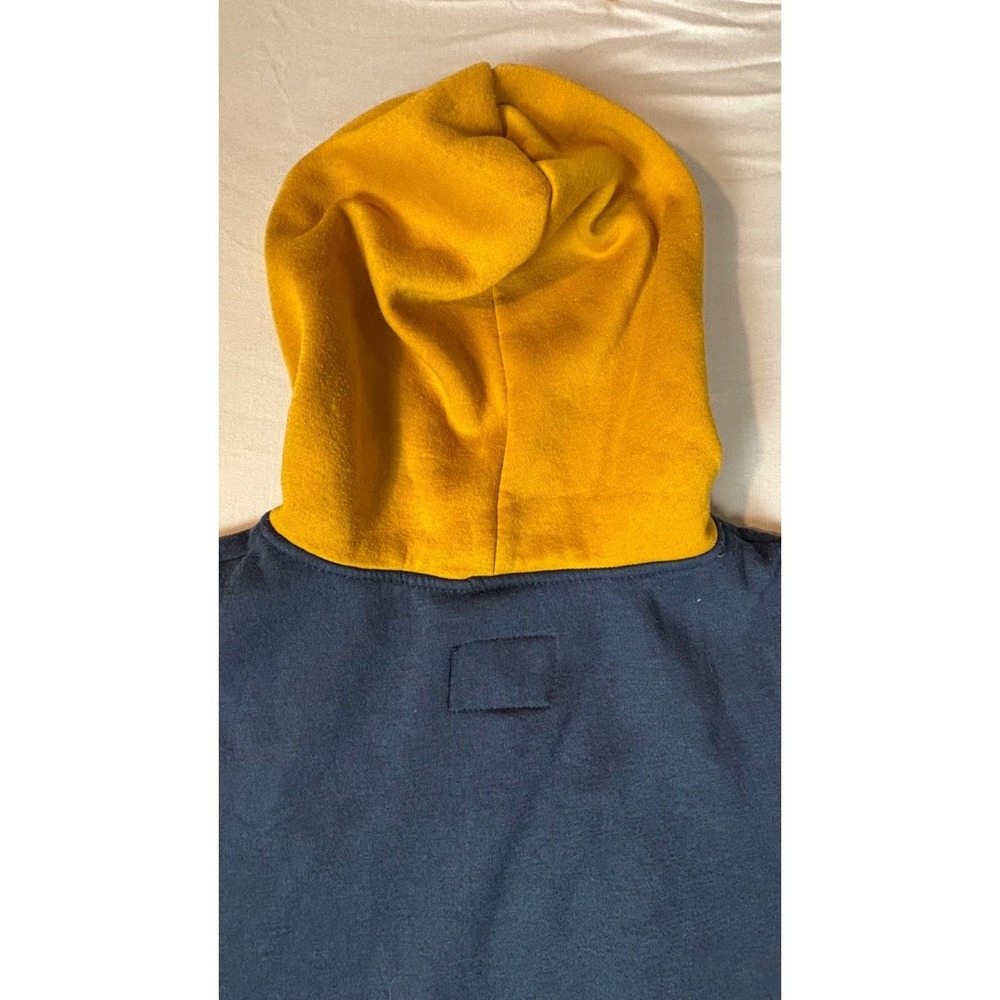 Aeropostale Hoodie Colorblock Blue Yellow‎ Red Green AERO Logo Pullover Sz S - Picture 14 of 14